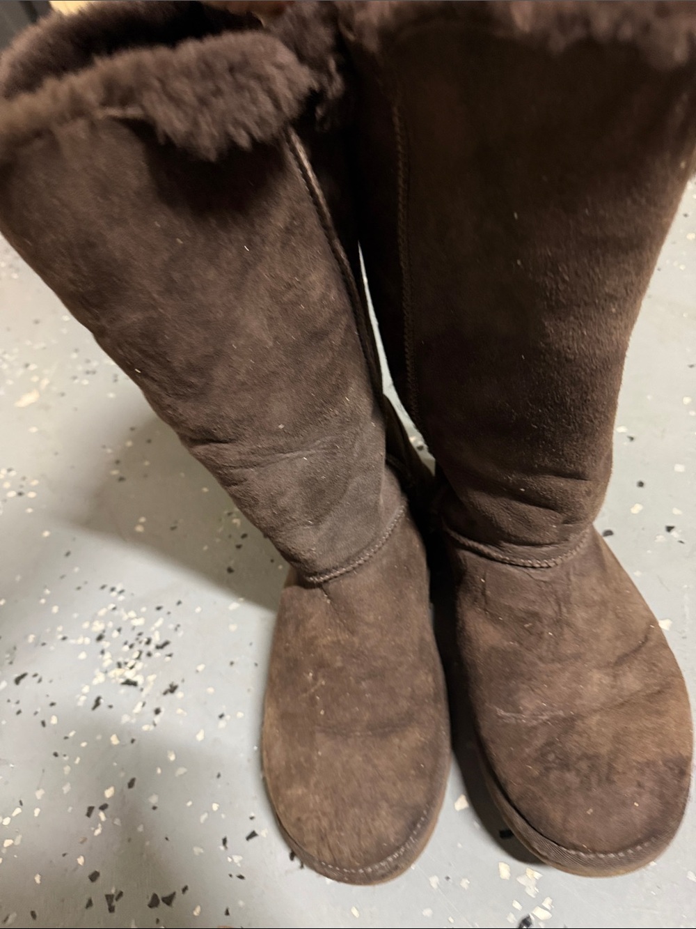 UGG Women's Chestnut Button Suede Mid-Calf Boots - Picture 4 of 4